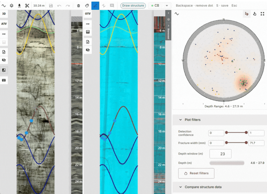 Structura geological structure interpretation